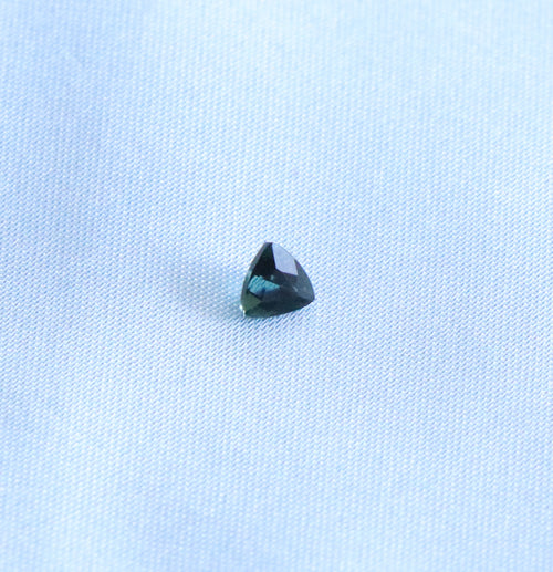 0.5 ct. Natural Deep Green Trillion Tourmaline