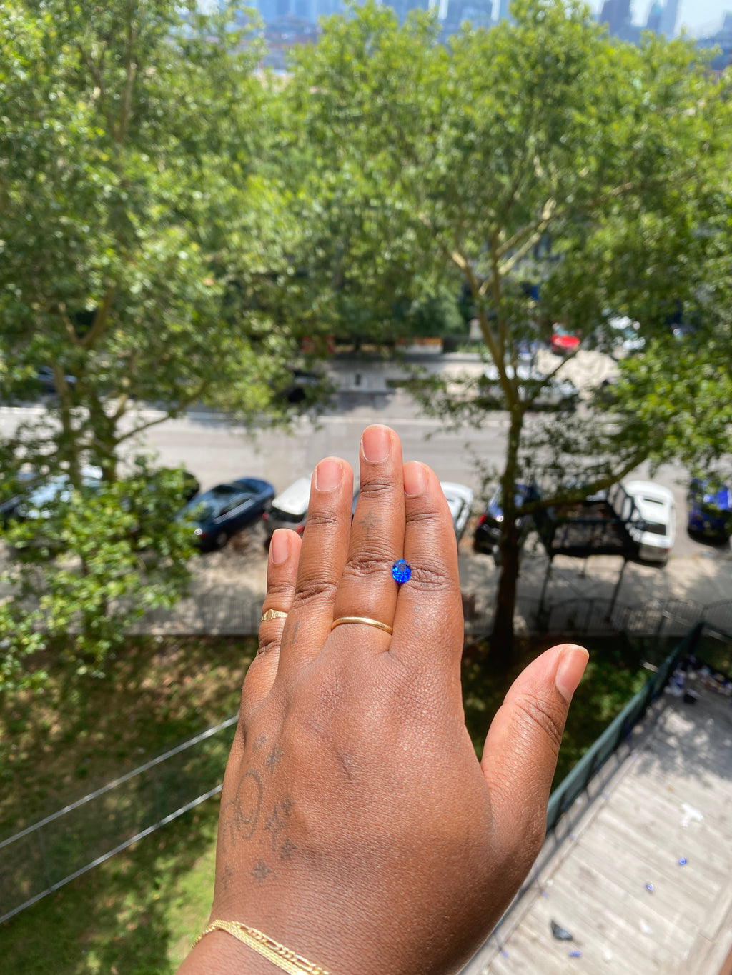 1.60 ct. Oval Cut Lab-Grown Blue Spinel