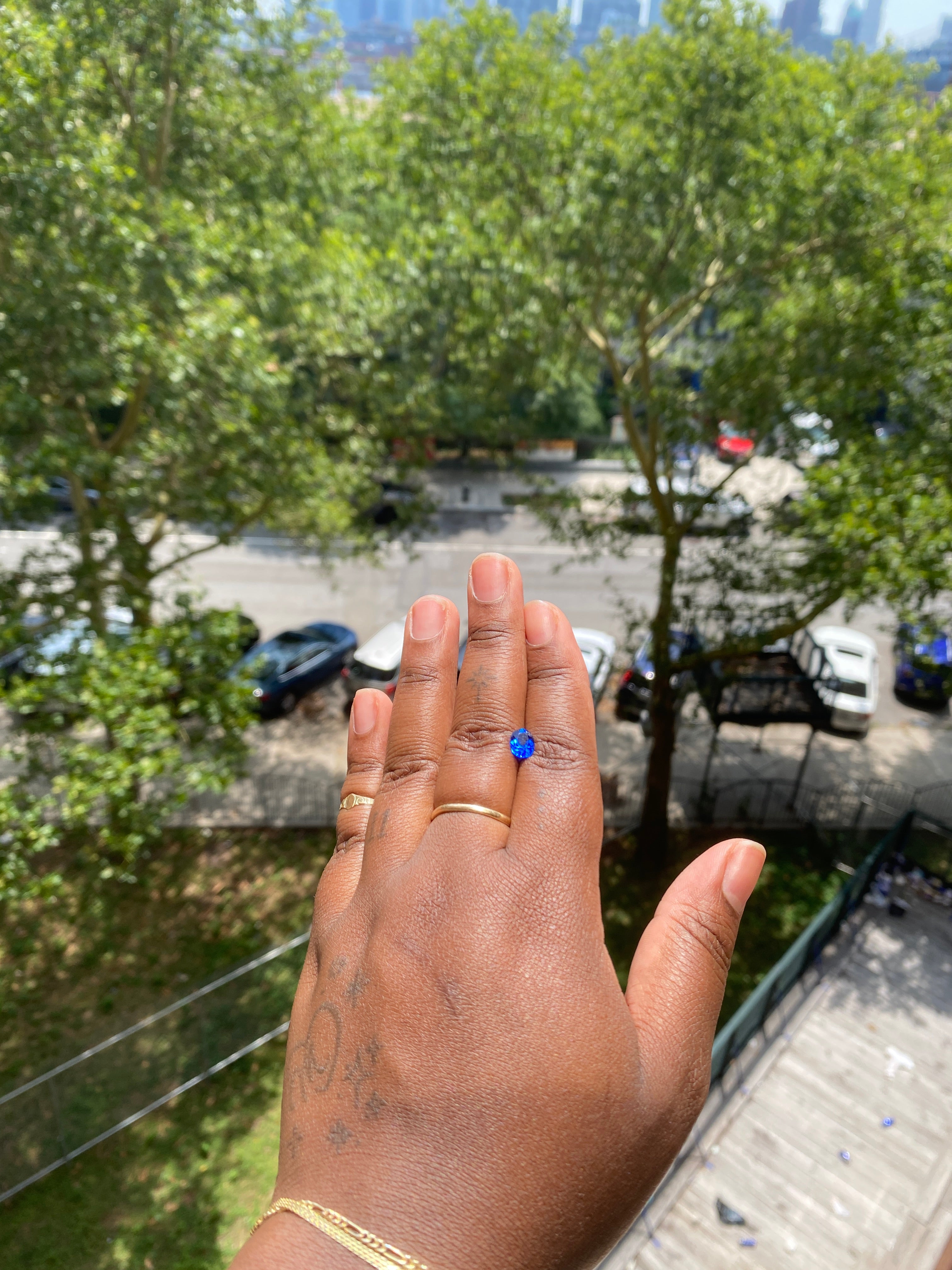 1.60 ct. Oval Cut Lab-Grown Blue Spinel