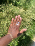 White Topaz Round