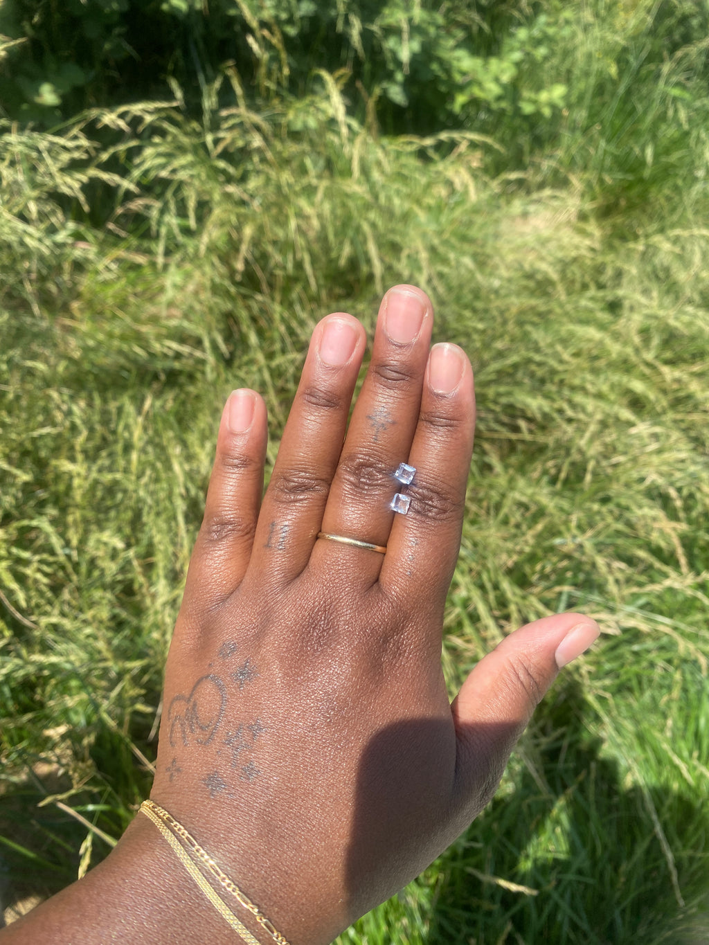 1.3 ct. Natural Princess Cut White Topaz
