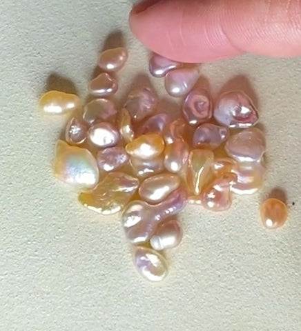 Fresh Water Undrilled Keshi Pearls