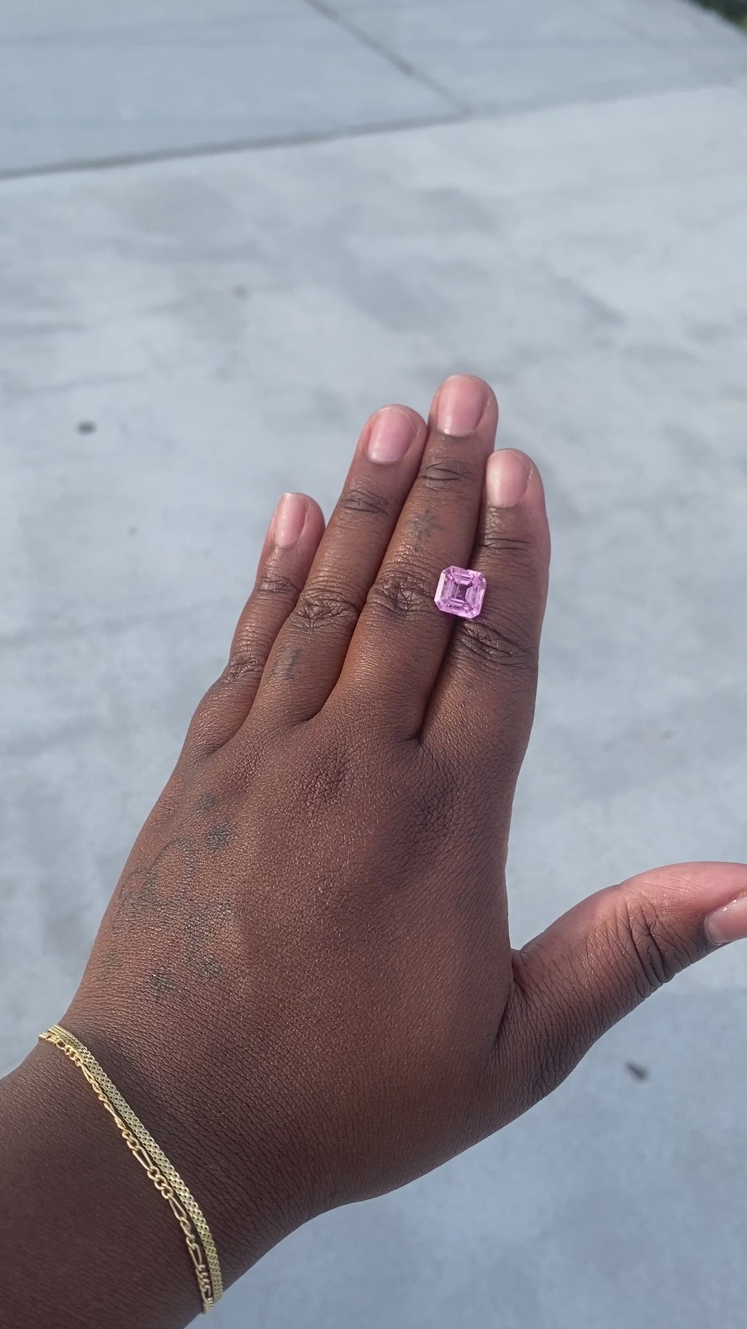 6.1 ct. Lab-Grown Asscher Cut Kunzite