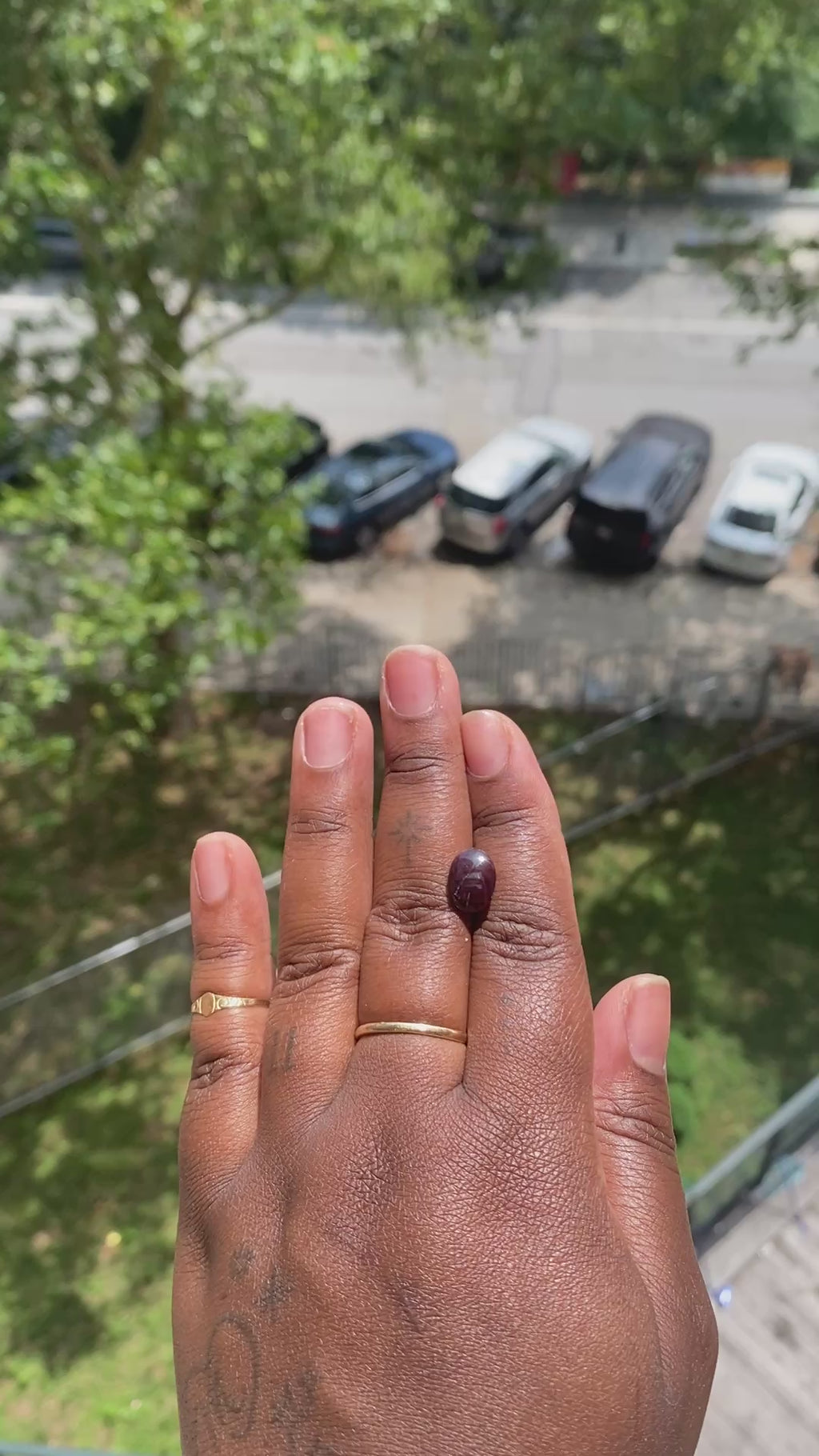 5 ct. Natural Star Garnet