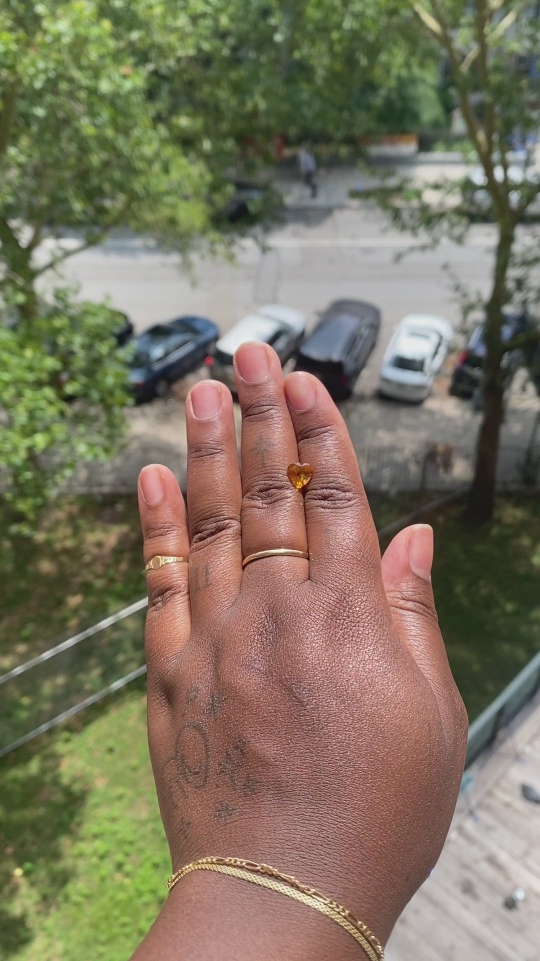 1.45 ct. Heart Cut Natural Citrine
