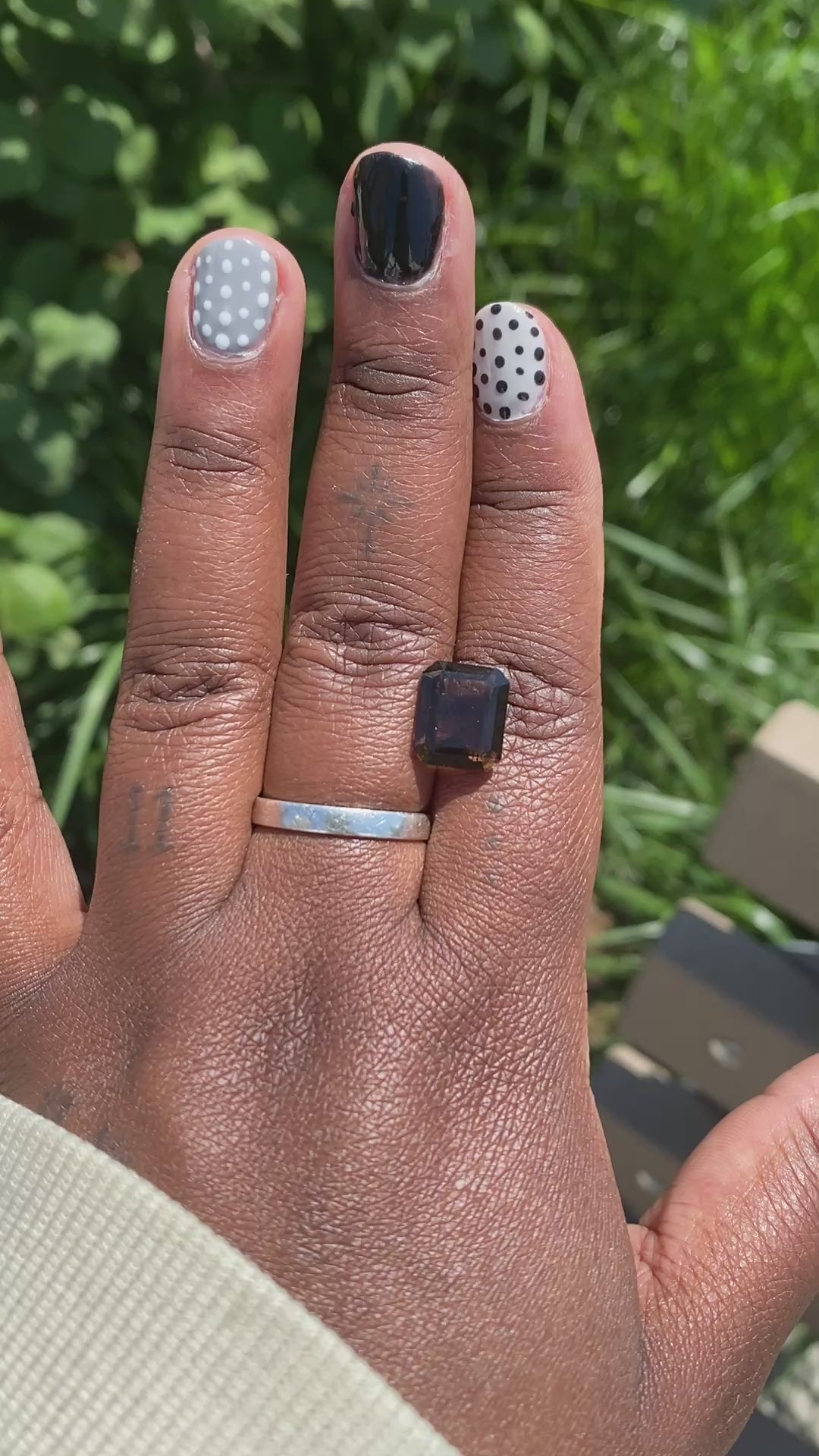 5.85ct Natural Emerald Cut Smoky Quartz